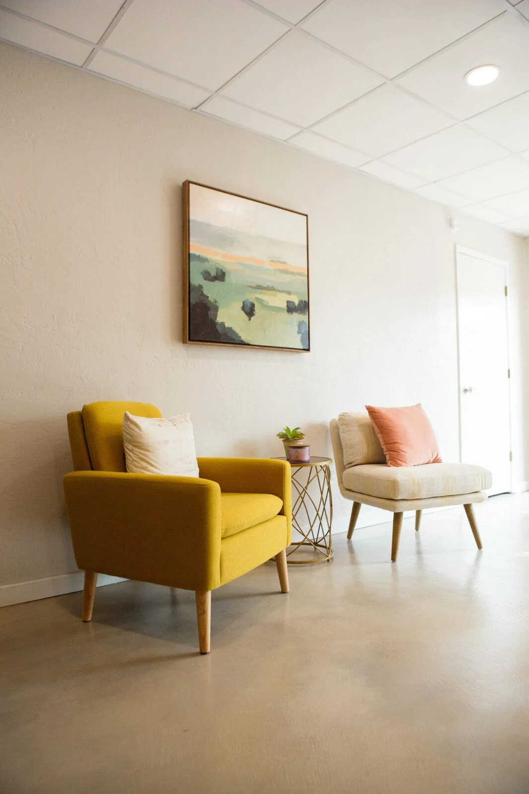 Office with two chairs
